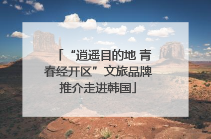 “逍遥目的地 青春经开区”文旅品牌推介走进韩国