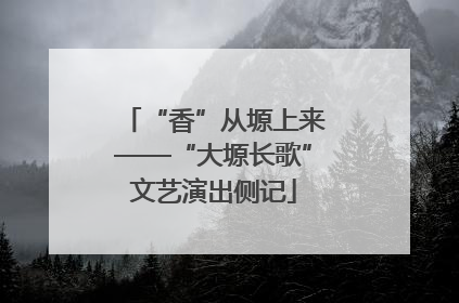 “香”从塬上来——“大塬长歌”文艺演出侧记