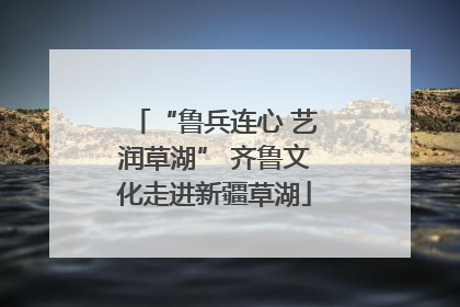 “鲁兵连心 艺润草湖” 齐鲁文化走进新疆草湖