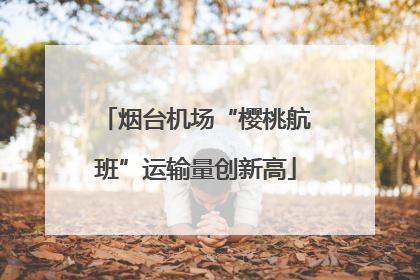 烟台机场“樱桃航班”运输量创新高