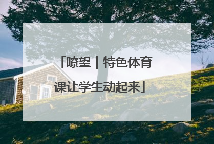 瞭望｜特色体育课让学生动起来