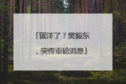 留洋了？樊振东，突传重磅消息