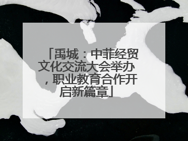 禹城：中菲经贸文化交流大会举办，职业教育合作开启新篇章