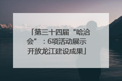 第三十四届“哈洽会”：6项活动展示开放龙江建设成果
