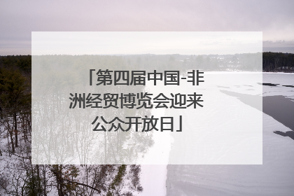第四届中国-非洲经贸博览会迎来公众开放日