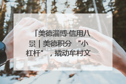 美德淄博·信用八景｜美德积分 “小杠杆”，撬动牟村文明 “大能量”