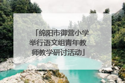 绵阳市御营小学举行语文组青年教师教学研讨活动