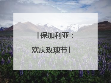 保加利亚：欢庆玫瑰节