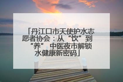 丹江口市天使护水志愿者协会：从“饮”到“养” 中医夜市解锁水健康新密码