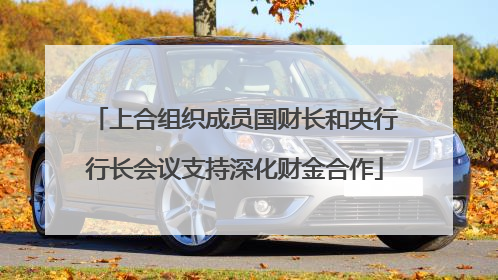 上合组织成员国财长和央行行长会议支持深化财金合作