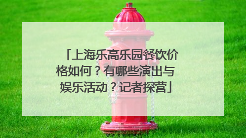 上海乐高乐园餐饮价格如何？有哪些演出与娱乐活动？记者探营