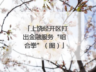 上饶经开区打出金融服务“组合拳”（图）