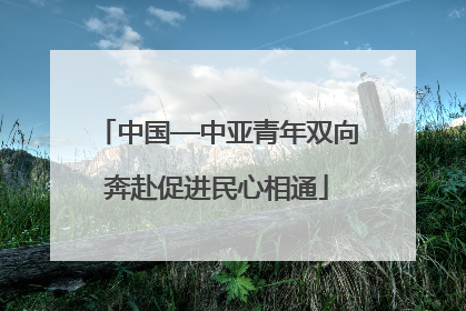 中国—中亚青年双向奔赴促进民心相通