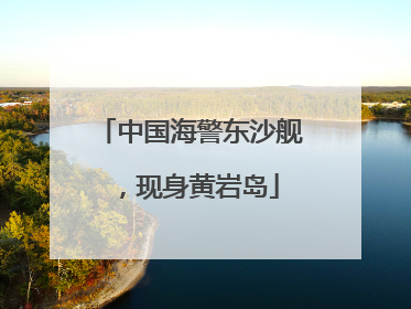 中国海警东沙舰，现身黄岩岛