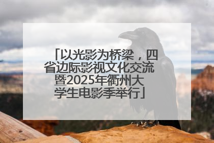 以光影为桥梁，四省边际影视文化交流暨2025年衢州大学生电影季举行