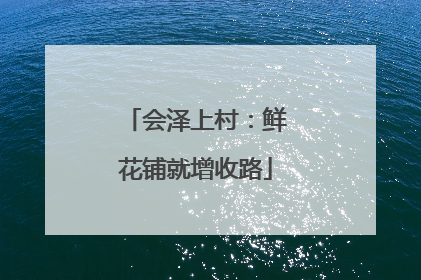 会泽上村：鲜花铺就增收路