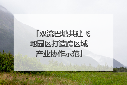 双流巴塘共建飞地园区打造跨区域产业协作示范
