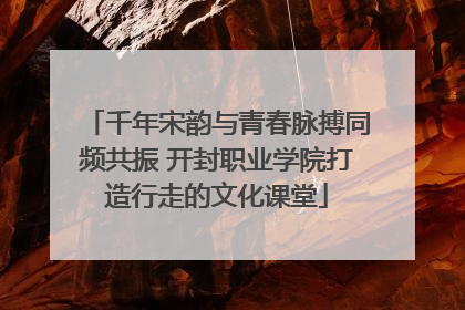 千年宋韵与青春脉搏同频共振 开封职业学院打造行走的文化课堂