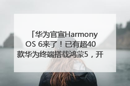 华为官宣HarmonyOS 6来了！已有超40款华为终端搭载鸿蒙5，开发者突破800万