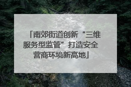 南郊街道创新“三维服务型监管”打造安全营商环境新高地