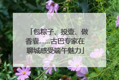 包粽子、投壶、做香囊……古巴专家在聊城感受端午魅力