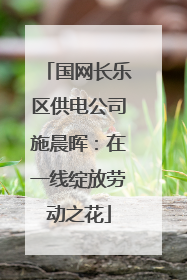 国网长乐区供电公司施晨晖：在一线绽放劳动之花