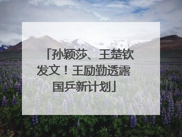 孙颖莎、王楚钦发文！王励勤透露国乒新计划