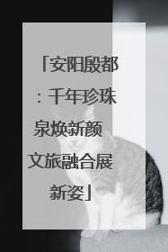 安阳殷都：千年珍珠泉焕新颜 文旅融合展新姿