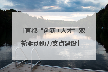 宜都“创新+人才”双轮驱动助力支点建设