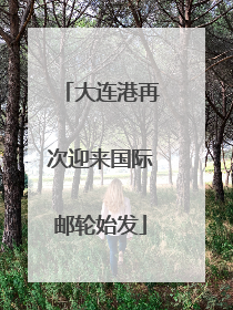 大连港再次迎来国际邮轮始发