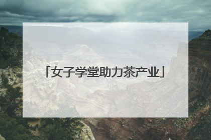 女子学堂助力茶产业