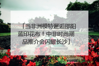 当非洲模特邂逅邵阳蓝印花布！中非时尚潮品推介会闪耀长沙