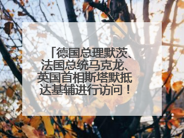 德国总理默茨、法国总统马克龙、英国首相斯塔默抵达基辅进行访问！俄罗斯：乌克兰一直在回避谈判