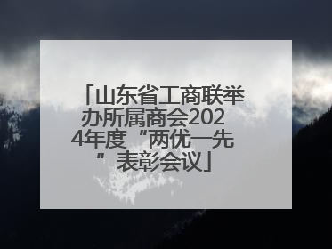 山东省工商联举办所属商会2024年度“两优一先”表彰会议