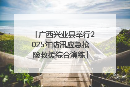 广西兴业县举行2025年防汛应急抢险救援综合演练