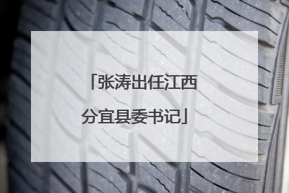 张涛出任江西分宜县委书记