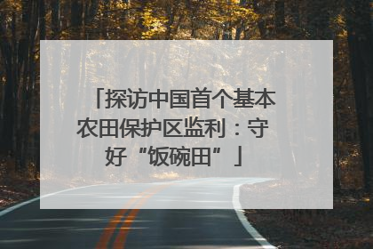 探访中国首个基本农田保护区监利：守好“饭碗田”