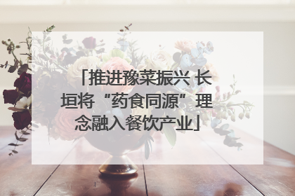 推进豫菜振兴 长垣将“药食同源”理念融入餐饮产业