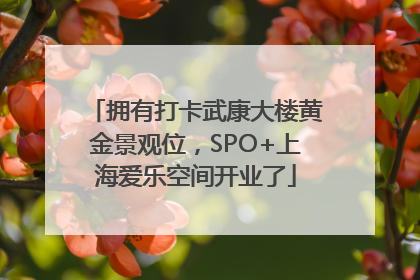 拥有打卡武康大楼黄金景观位，SPO+上海爱乐空间开业了