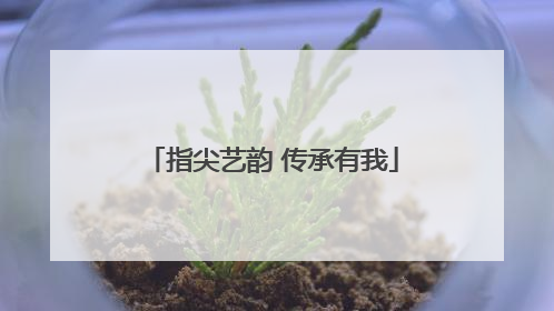 指尖艺韵 传承有我