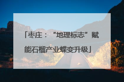 枣庄：“地理标志”赋能石榴产业蝶变升级