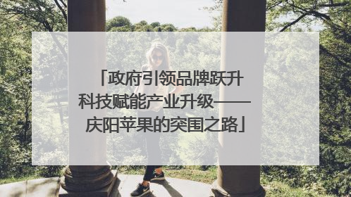 政府引领品牌跃升 科技赋能产业升级——庆阳苹果的突围之路