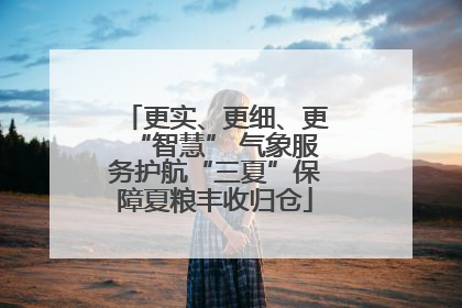 更实、更细、更“智慧” 气象服务护航“三夏”保障夏粮丰收归仓