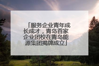 服务企业青年成长成才，青岛首家企业团校在青岛能源集团揭牌成立