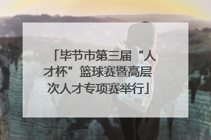 毕节市第三届“人才杯”篮球赛暨高层次人才专项赛举行