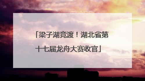 梁子湖竞渡！湖北省第十七届龙舟大赛收官