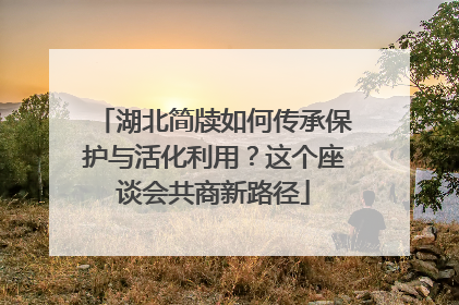 湖北简牍如何传承保护与活化利用？这个座谈会共商新路径