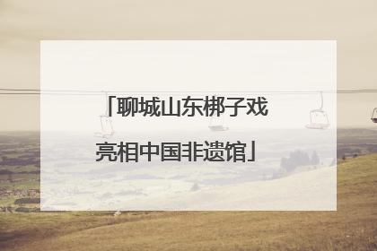 聊城山东梆子戏亮相中国非遗馆