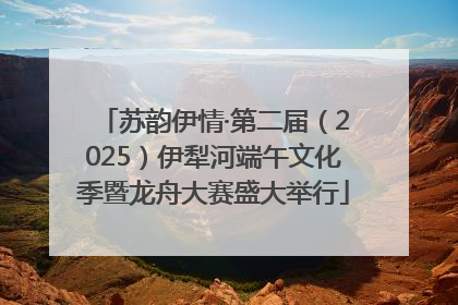 苏韵伊情·第二届（2025）伊犁河端午文化季暨龙舟大赛盛大举行