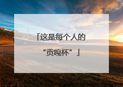 这是每个人的“贡嘎杯”